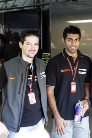 Jose Maria Lopez and Karun Chandhok