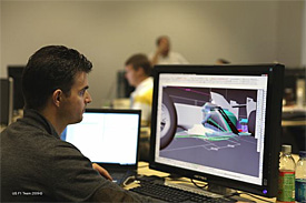 US F1 design office
