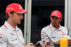 Lewis Hamilton and Jenson Button