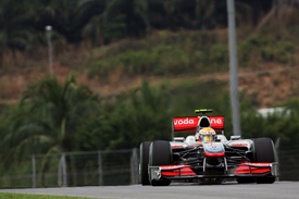 Lewis Hamilton, McLaren, Sepang 2010