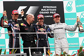 Malaysian GP podium