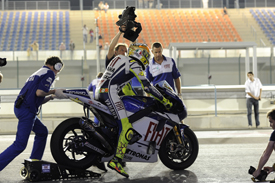 Valentino Rossi, Yamaha, Losail testing March 2010