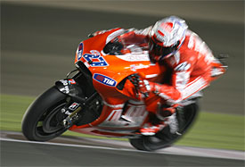 Casey Stoner during the Qatar Grand Prix