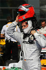 Michael Schumacher, Mercedes, Chinese GP