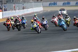 Japanese MotoGP start 2009