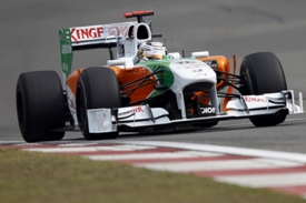 Adrian Sutil, Force India, Shanghai 2010