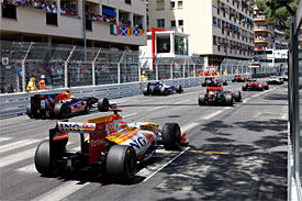 2009 Monaco GP start
