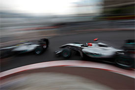 Nico Rosberg, Michael Schumacher, Monaco GP