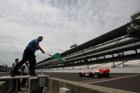 Helio Castroneves, Penske, Indy practice 2010