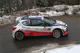 Sebastien Ogier, Peugeot, Monte Carlo Rally 2010