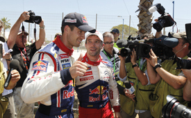 Sebastien Ogier and Sebastien Loeb