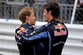 Sebastian Vettel, Mark Webber