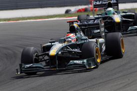 Jarno Trulli and Heikki Kovalainen, Lotus