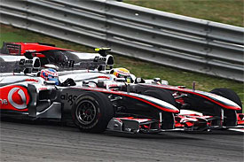 Lewis Hamilton, Jenson Button in Turkey