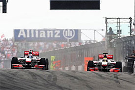 Lewis Hamilton, Jenson Button in Turkey