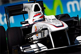Kamui Kobayashi, Sauber, European GP