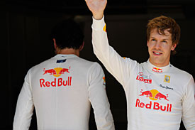 Mark Webber and Sebastian Vettel, Red Bull, Valencia 2010
