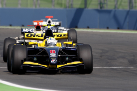 Marcus Ericsson leads the Valencia GP2 race