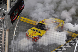 Kevin Harvick celebrates Daytona victory