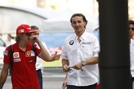 Kimi Raikkonen and Robert Kubica
