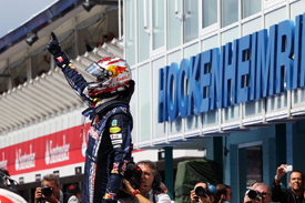 Sebastian Vettel takes Hockenheim pole