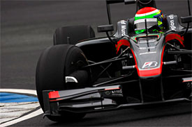 Sakon Yamamoto, HRT, German GP