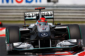 Michael Schumacher, Mercedes, Hungarian GP