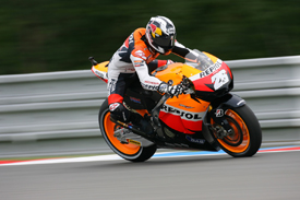 Dani Pedrosa, Honda, Brno practice 2010