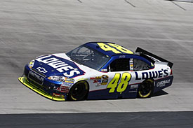 Polesitter Jimmie Johnson, Bristol, 2010