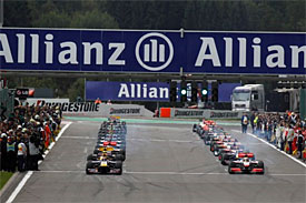 Belgian GP start
