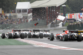 The 2010 F1 field
