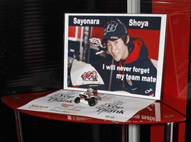 Tribute to Shoya Tomizawa in his former garage