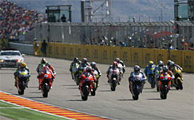 The start of the Aragon GP