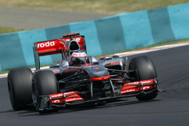 Jenson Button, McLaren, Hungary