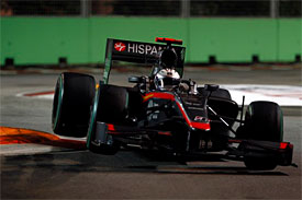 Christian Klien, HRT, Singapore GP