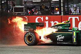 Heikki Kovalainen, Lotus, Singapore GP