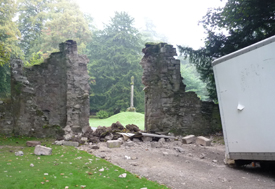 Scone Palace archway incident