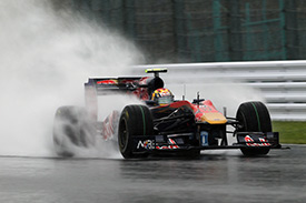 Alguersuari completed nine laps this morning