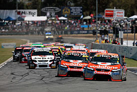 Race start at Barbagallo, 2009
