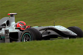 Michael Schumacher, Mercedes, Brazilian GP