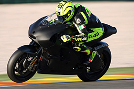 Valentino Rossi melted Italian hearts and servers when first he rode the Ducati on Tuesday