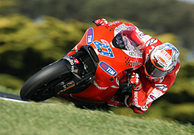 Stoner flew at the end of the season