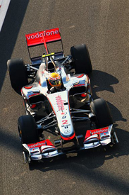 Lewis Hamilton, McLaren, Abu Dhabi 2010