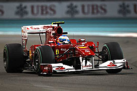 Fernando Alonso, Ferrari, Abu Dhabi 2010