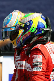 Fernando Alonso and Felipe Massa