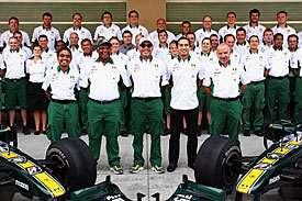 Lotus team, Abu Dhabi 2010