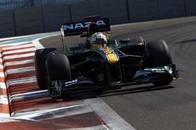 Rodolfo Gonzalez, Lotus, Abu Dhabi testing