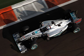 Sam Bird, Mercedes, Abu Dhabi testing