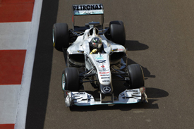 Nico Rosberg, Mercedes, Abu Dhabi Pirelli test