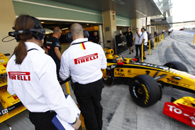 Robert Kubica in Pirelli testing